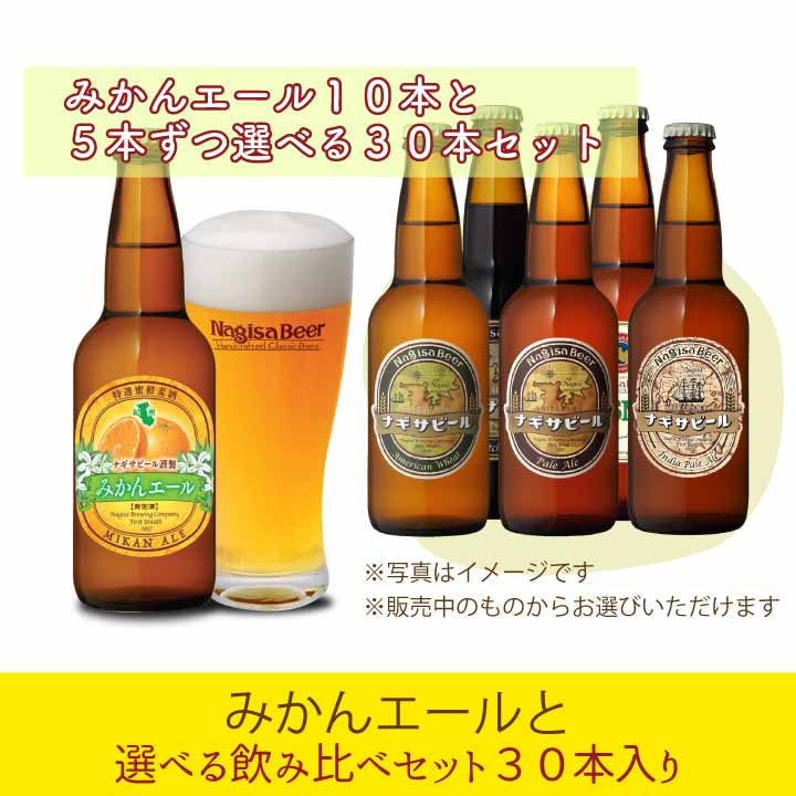 「みかんエール」と選べる飲み比べセット　30本入り