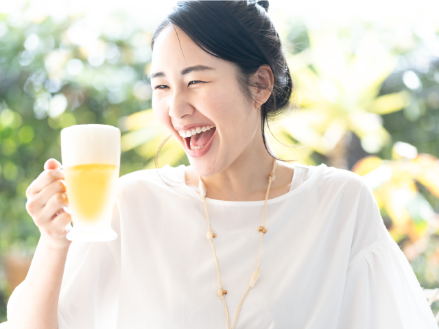 女性にも大人気!飲み続けられる後味!