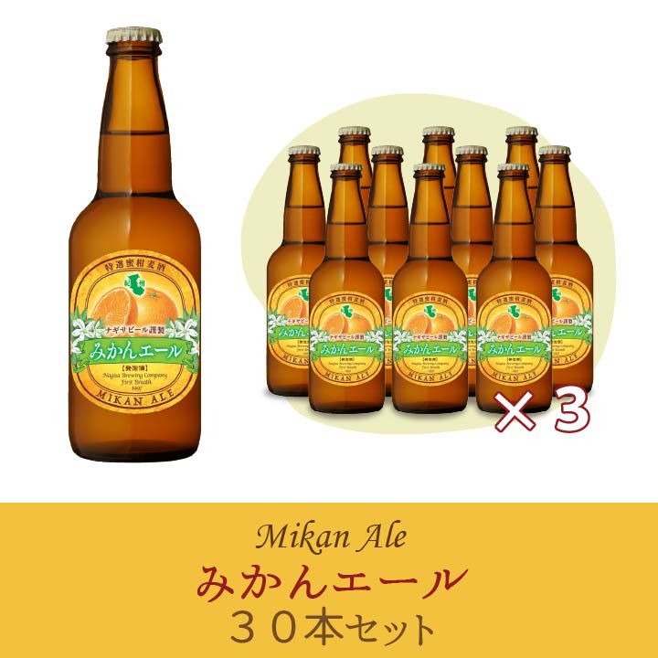 【送料込】「みかんエール」　30本セット